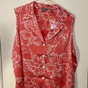 NEW Breezies Intimately You satin sleep tank Large